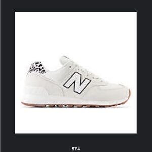 New Balance White and Black Sneakers Classic Design